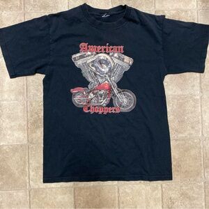 American Choppers T-Shirt M Measurement Black